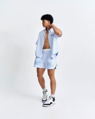 MENTAL VACATION PINSTRIPE SHORTS