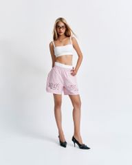 MENTAL VACATION PINSTRIPE SHORTS