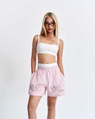 MENTAL VACATION PINSTRIPE SHORTS