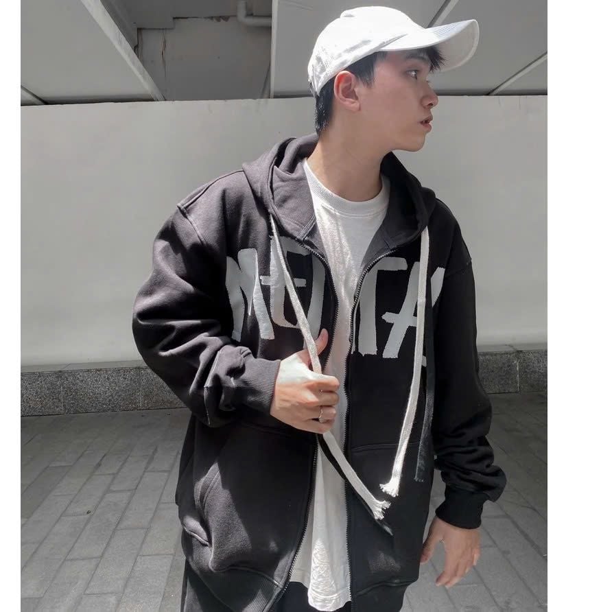 MENTAL PRINTED HOODIE ZIP