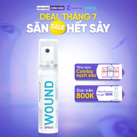 Xịt hỗ trợ vết thương hở và giảm sẹo Wound Spray 10ml