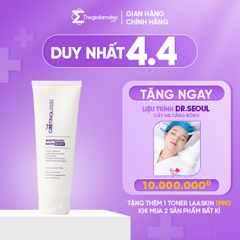 Kem ủ trắng da, loại bỏ tế bào chết và chống lão hóa body The Gentinol 0221 200ml