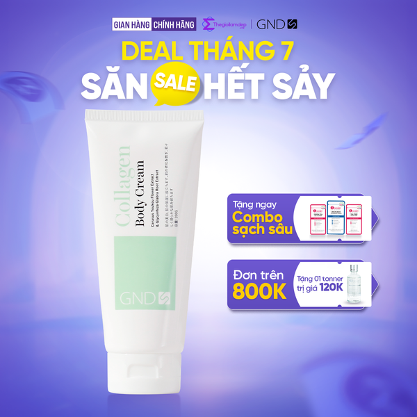Kem dưỡng trắng da, ngăn ngừa lão hóa, giúp da trẻ trung và mịn màng Collagen Body Cream GND 200g