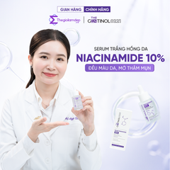 Serum trắng hồng da Niacinamide kiểm soát dầu, mụn, dưỡng trắng, giảm nếp nhăn, trẻ hóa làn da The Gentinol 0221 30ml