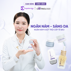 Combo kem phân hủy sắc tố, xử lý nám da, hỗ trợ da trắng sáng mịn màng The Gentinol 0221