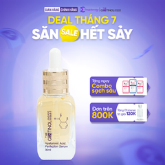 Serum Hyaluronic Acid Perfection dưỡng ẩm, làm mờ vết thâm, hỗ trợ da căng bóng, mịn màng The Gentinol 0221 30ml