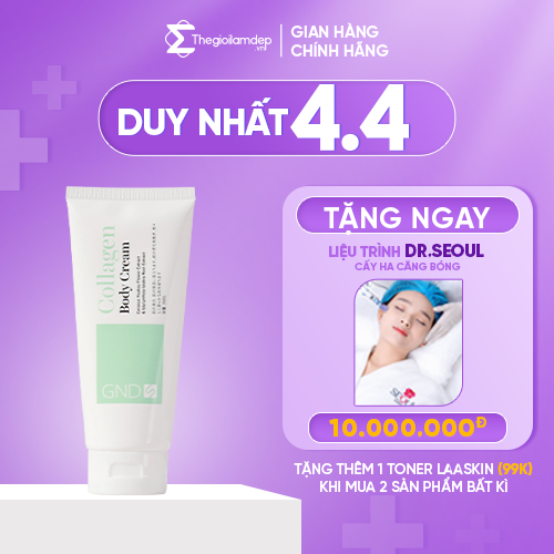 Kem dưỡng trắng da, ngăn ngừa lão hóa, giúp da trẻ trung và mịn màng Collagen Body Cream GND 200g