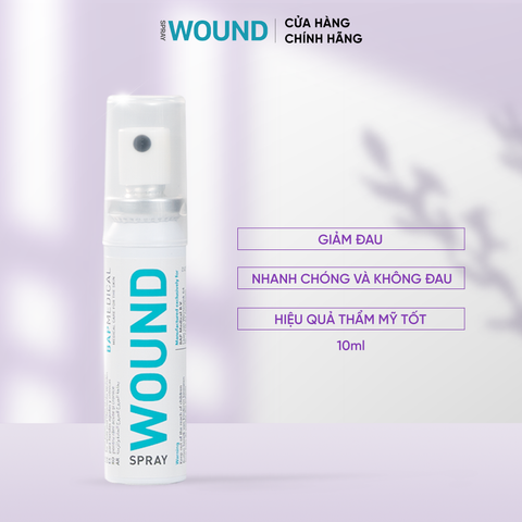 Xịt hỗ trợ vết thương hở và giảm sẹo Wound Spray 10ml