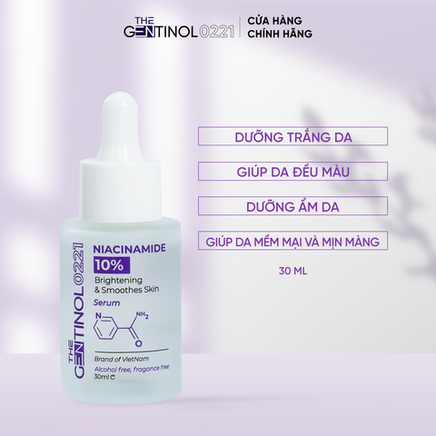 Combo kem dưỡng sáng mờ thâm cho da dầu mụn The Gentinol 0221