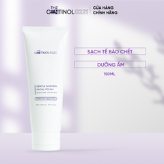 Tẩy tế bào chết mặt và body GENTLE AHA/BHA FACIAL POLISH The Gentinol 0221 ngừa mụn, trắng da, chống oxy hóa cho mọi làn da 150ml