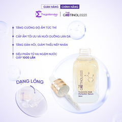 Tinh chất HA siêu phân tử thúc đẩy khả năng tái tạo, phục hồi, trẻ hóa da, dưỡng ẩm, làm mờ vết thâm, hỗ trợ da căng bóng, mịn màng The Gentinol 0221 30ml