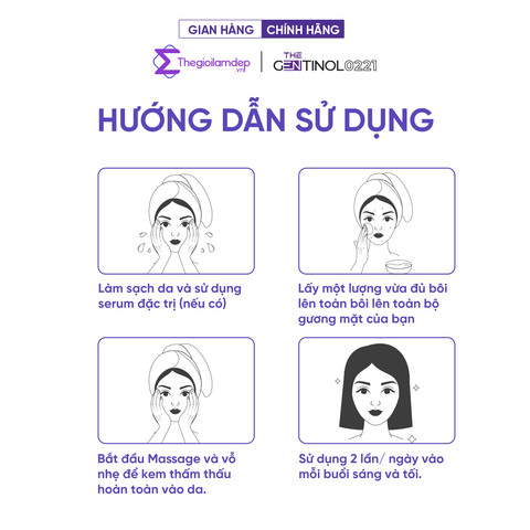 Gel dưỡng phục hồi PANTHENOL 5% GEL CALMING & SMOOTHES SKIN giúp làm dịu và dưỡng ẩm làn da The Gentinol 0221 50g