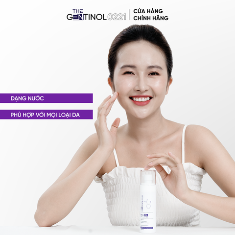 Dung dịch tẩy tế bào chết BHA 2% EXFOLIANT PEEL hỗ trợ dưỡng da trắng hồng, mờ vết nhăn The Gentinol 0221 100ml
