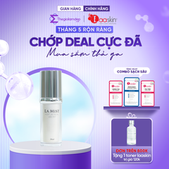 Nước xịt khoáng nâng cơ Lamist Laaskin hỗ trợ làm mịn da, giảm nếp nhăn và chân chim 30ml
