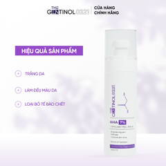 Tinh chất giúp trắng da AHA 2% EXFOLIANT PEEL SERUM The Gentinol 0221 cải thiện làm đều màu da, loại bỏ tế bào chết