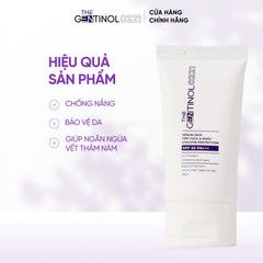 Kem chống nắng Suncream The Gentinol 0221 với độ che phủ 100%, giúp làn da được bảo vệ với 1 màng chắn ngăn các vết nám 40g