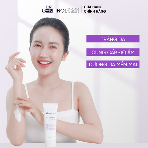 Kem dưỡng ẩm và phục hồi làn da sau khi tẩy AFTER WAX CREAM The Gentinol 0221 100g