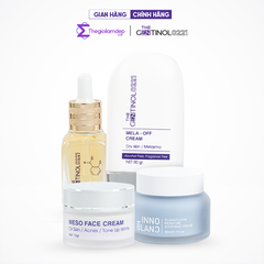 Combo kem phân hủy sắc tố, xử lý nám da, hỗ trợ da trắng sáng mịn màng The Gentinol 0221