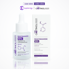 Serum trắng hồng da Niacinamide kiểm soát dầu, mụn, dưỡng trắng, giảm nếp nhăn, trẻ hóa làn da The Gentinol 0221 30ml