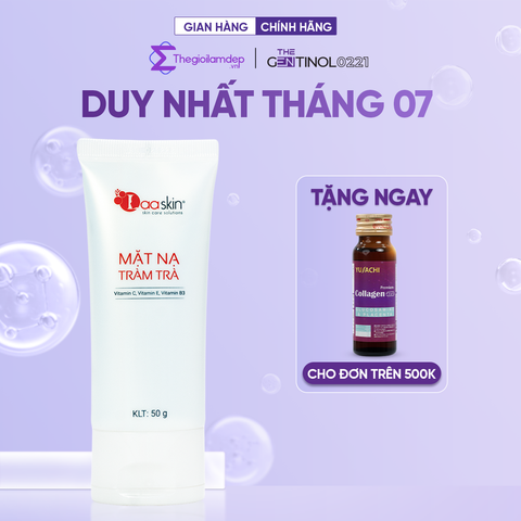 Mặt nạ tràm trà Laaskin hỗ trợ làn da trở nên trắng hồng và dưỡng ẩm da mịn màng 50g