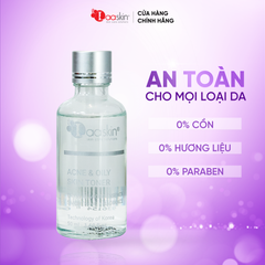 Nước cân bằng da Toner Laaskin hỗ trợ dưỡng ẩm da, giảm mụn, dưỡng trắng và se khít lỗ chân lông Acne & Oily Skin Toner 50ml