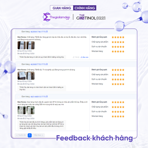 Serum trắng hồng da Niacinamide kiểm soát dầu, mụn, dưỡng trắng, giảm nếp nhăn, trẻ hóa làn da The Gentinol 0221 30ml
