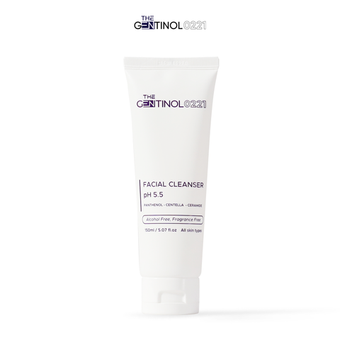 Sữa rửa mặt làm sạch da mặt, giúp dưỡng ẩm da, ngăn ngừa mụn, se khít lỗ chân lông The Gentinol 0221 150ml