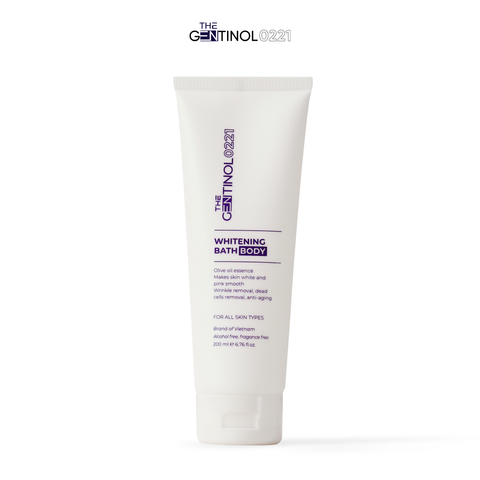 Kem ủ trắng da WHITENING BATH BODY loại bỏ tế bào chết  body The Gentinol 0221 200ml