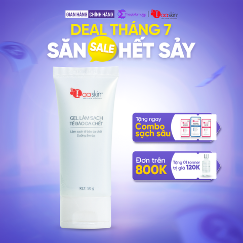 Gel Laaskin làm sạch tẩy tế bào da chết và dưỡng ẩm da 50g