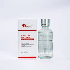 Nước cân bằng da Toner Laaskin dưỡng ẩm da, giảm mịn, dưỡng trắng và se khít lỗ chân lông Ance & Oily Skin Toner 50ml
