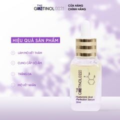 Serum Hyaluronic Acid Perfection dưỡng ẩm, làm mờ vết thâm, hỗ trợ da căng bóng, mịn màng The Gentinol 0221 30ml