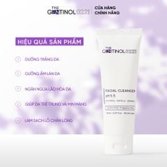 Sữa rửa mặt FACIAL CLEANSER PH5.5 làm sạch da mặt, giúp dưỡng ẩm da, ngăn ngừa mụn The Gentinol 0221 150ml