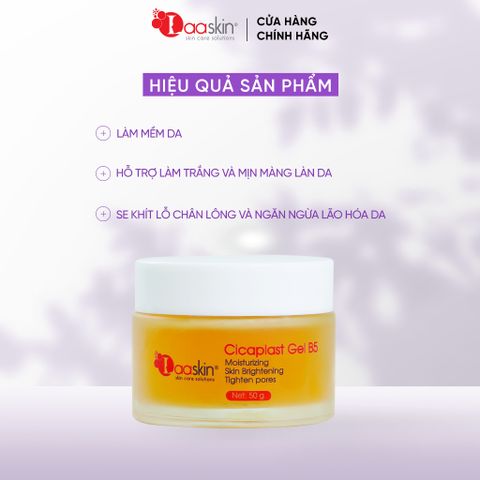 Combo 2 Kem dưỡng Laaskin phục hồi, dưỡng ẩm và làm trắng làn da Cicaplast Gel B5 50g