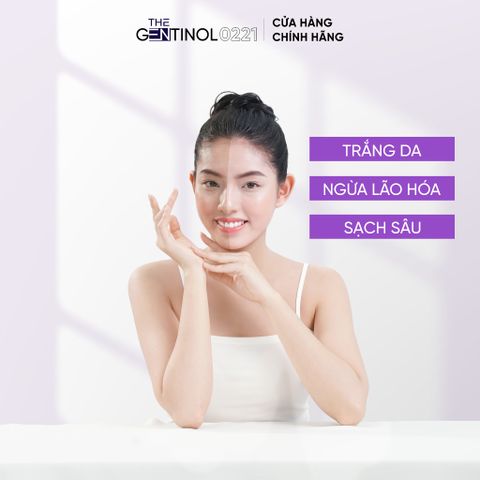 Sữa rửa mặt FACIAL CLEANSER PH5.5 làm sạch da mặt, giúp dưỡng ẩm da, ngăn ngừa mụn The Gentinol 0221 150ml
