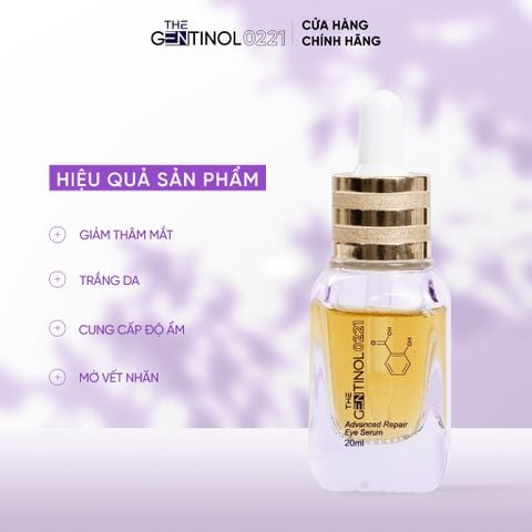 Serum Advanced Repair Eye Serum cải thiện vùng thâm, nám, nếp nhăn mắt, cung cấp độ ẩm giảm bong mắt The Gentinol 0221 2