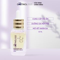 Serum Hyaluronic Acid Perfection dưỡng ẩm, làm mờ vết thâm, hỗ trợ da căng bóng, mịn màng The Gentinol 0221 30ml