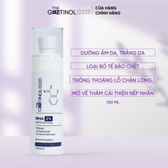 Dung dịch tẩy tế bào chết BHA 2% EXFOLIANT PEEL hỗ trợ dưỡng da trắng hồng, mờ vết nhăn The Gentinol 0221 100ml