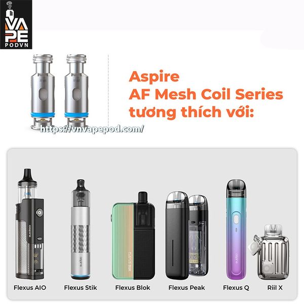 Occ ASPIRE AF MeshCoil 0.6 Ohm - Coil Occ Vape Chính hãng