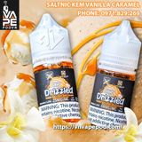 SALTNIC DRIP VAULT Drizzled 30ml (KEM VANI CARAMEL) - Tinh Dầu Saltnic Chính Hãng