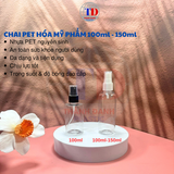  Chai PET 100ml-150ml hóa mỹ phẩm 