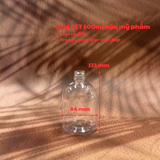 Chai PET 500ml hóa mỹ phẩm 