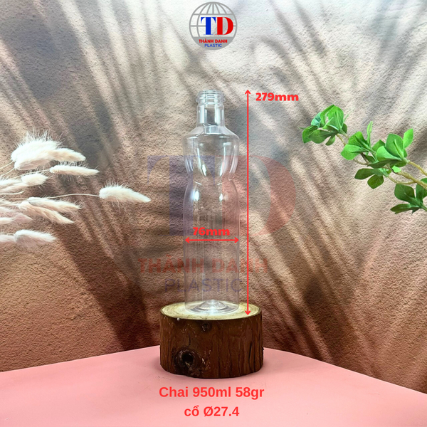  Chai PET 950ml 