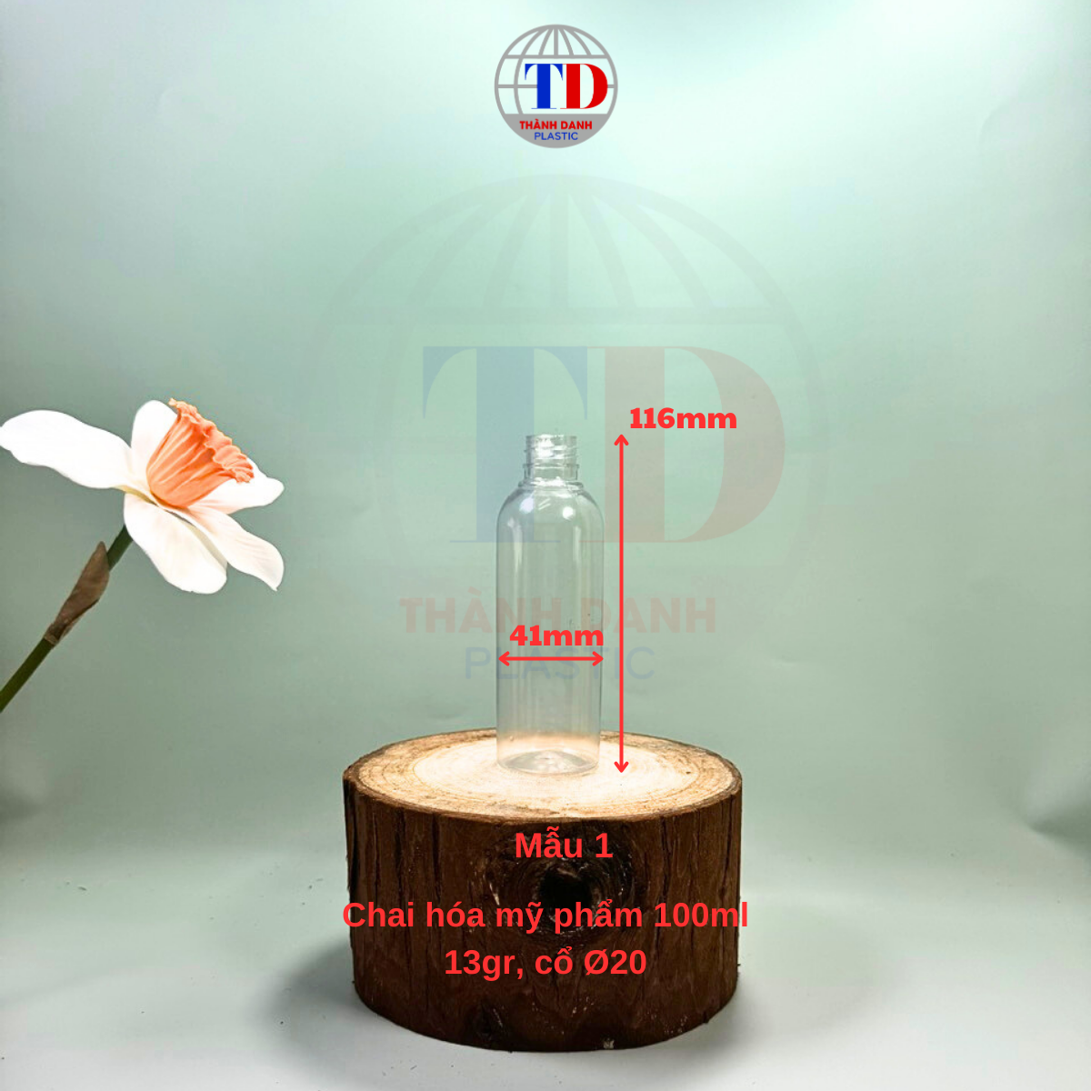  Chai Pet 100ml hóa mỹ phẩm 