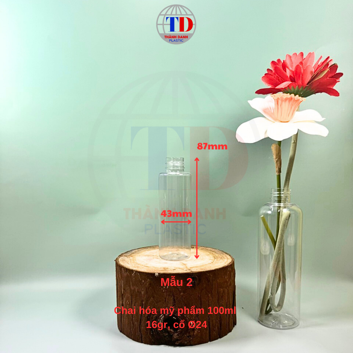  Chai Pet 100ml hóa mỹ phẩm 