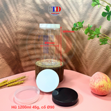  Hũ PET tròn từ 300ml-1500ml 
