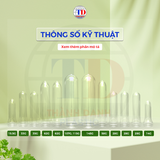  Phôi PET 1LIP Đựng Dầu Ăn, Thực Phẩm 