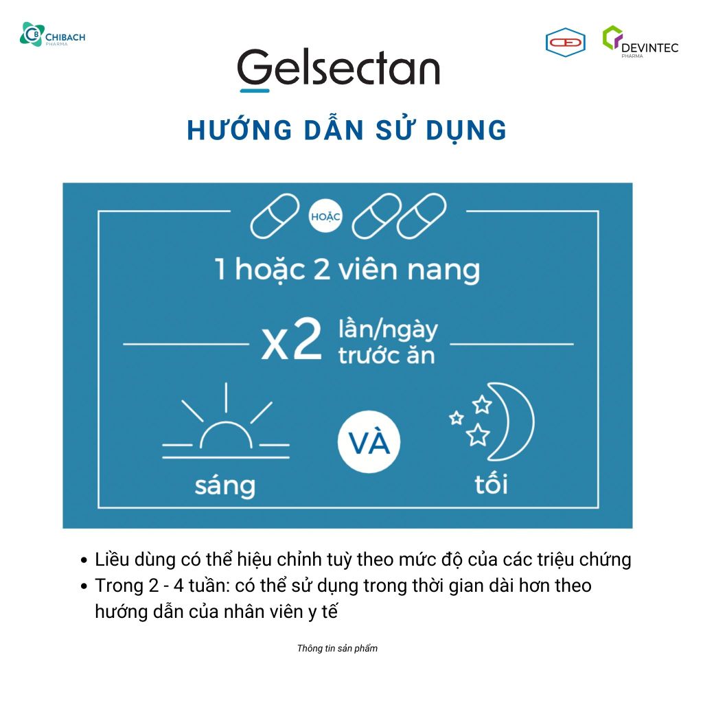 Viên uống Gelsectan hộp 30 viên, giúp giảm và phòng ngừa triệu chứng hội chứng ruột kích thích (IBS), Italia, Thiết bị y tế chính hãng từ Devintec