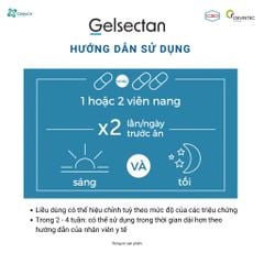 Viên uống Gelsectan hộp 30 viên, giúp giảm và phòng ngừa triệu chứng hội chứng ruột kích thích (IBS), Italia, Thiết bị y tế chính hãng từ Devintec