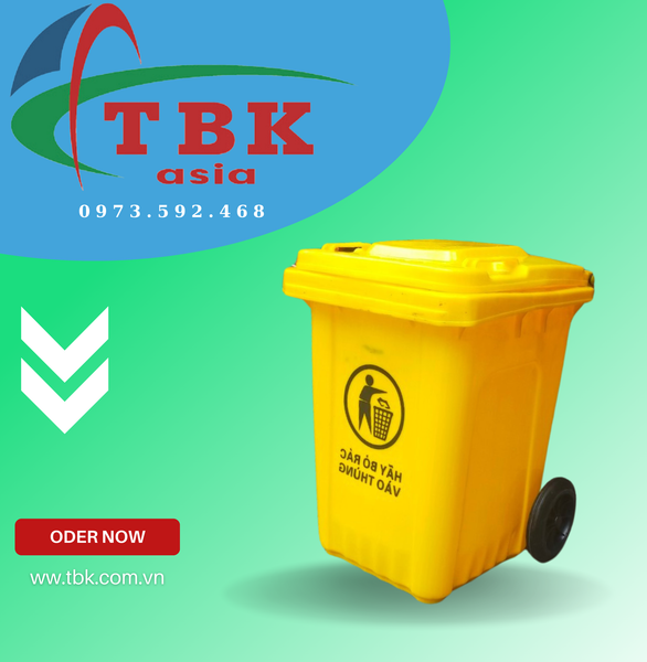 Thùng rác 80L – TBKASIA