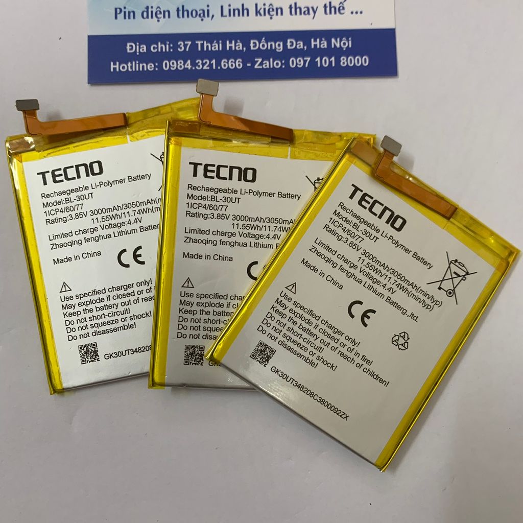 Pin Tecno CA6 CM BL-30UT